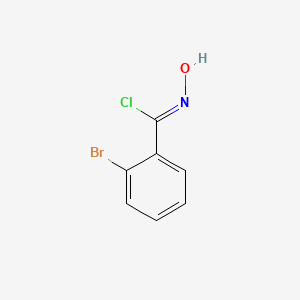 molecular formula C7H5BrClNO B3433562 2-Bromo-N-hydroxybenzimidoyl chloride CAS No. 38435-47-1