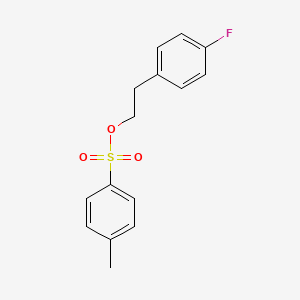 molecular formula C15H15FO3S B3433669 2-(4-Fluorophenyl)ethyl 4-methylbenzenesulfonate CAS No. 50562-02-2
