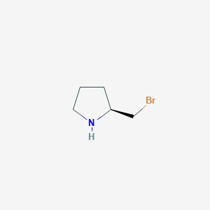 molecular formula C5H10BrN B3433684 S-2-Pyrrolidylmethylbromide CAS No. 51368-36-6