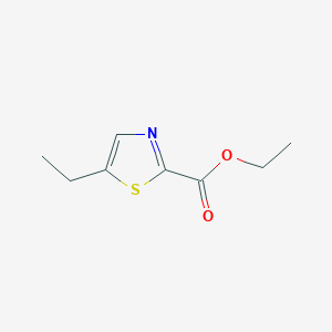 molecular formula C8H11NO2S B3433828 Ethyl 5-ethyl-1,3-thiazole-2-carboxylate CAS No. 58333-70-3