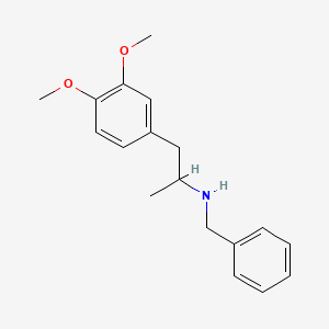 molecular formula C18H23NO2 B3433834 n-benzyl-3,4-dimethoxyamphetamine CAS No. 58379-94-5