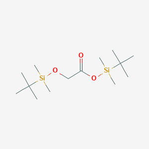 molecular formula C14H32O3Si2 B3433937 tert-butyldimethylsilyl 2-[(tert-butyldimethylsilyl)oxy]acetate CAS No. 67226-76-0