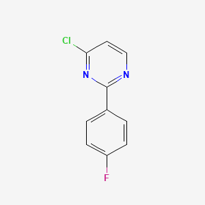 molecular formula C10H6ClFN2 B3434104 4-Chloro-2-(4-fluorophenyl)pyrimidine CAS No. 76128-71-7