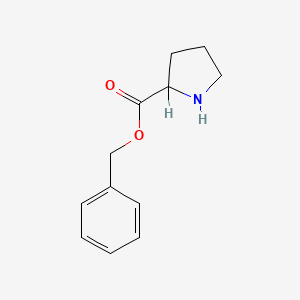 molecular formula C12H15NO2 B3434150 Benzyl pyrrolidine-2-carboxylate CAS No. 80089-25-4