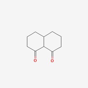 molecular formula C10H14O2 B3434183 Decahydronaphthalene-1,8-dione CAS No. 83406-40-0