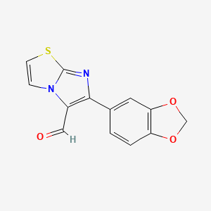 6-(1,3-Benzodioxol-5-yl)imidazo[2,1-b][1,3]thiazole-5-carbaldehyde