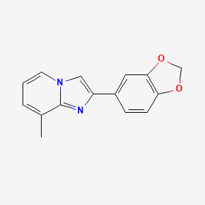 2-(1,3-Benzodioxol-5-yl)-8-methylimidazo[1,2-a]pyridine