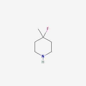 molecular formula C6H12FN B3434287 4-Fluoro-4-methylpiperidine CAS No. 882033-97-8