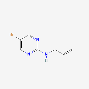 molecular formula C7H8BrN3 B3434335 N-Allyl-5-bromopyrimidin-2-amine CAS No. 886365-97-5