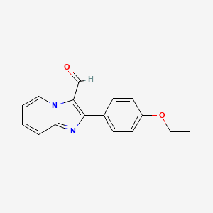 molecular formula C16H14N2O2 B3434368 2-(4-Ethoxyphenyl)imidazo[1,2-a]pyridine-3-carbaldehyde CAS No. 898389-41-8