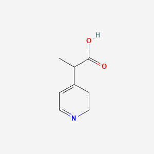 molecular formula C8H9NO2 B3434373 2-(4-Pyridyl)propionic acid CAS No. 90005-63-3