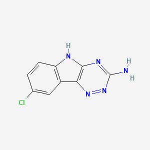 8-Chloro-5H-[1,2,4]triazino[5,6-b]indol-3-amine