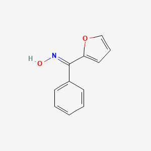 molecular formula C11H9NO2 B3434412 N-[furan-2-yl(phenyl)methylidene]hydroxylamine CAS No. 91137-23-4