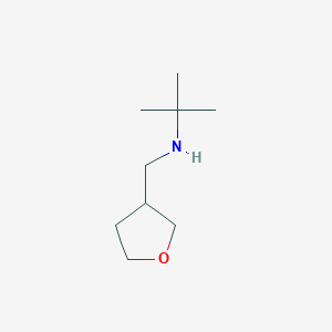 molecular formula C9H19NO B3434432 Tert-butyl(oxolan-3-ylmethyl)amine CAS No. 926203-11-4