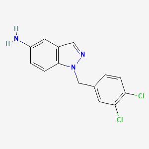 B3434460 1-(3,4-dichlorobenzyl)-1H-indazol-5-amine CAS No. 939756-04-4