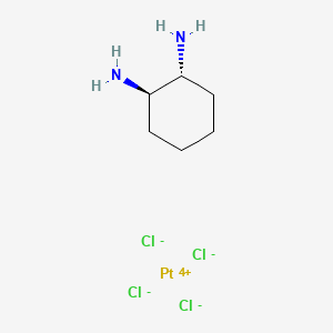 molecular formula C6H14Cl4N2Pt B3434555 Dexormaplatin CAS No. 96392-96-0