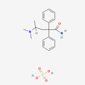 molecular formula C19H26N2O5S B3434574 Aminopentamide sulfate CAS No. 35144-63-9
