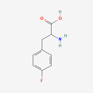 molecular formula C9H10FNO2 B3434595 4-Fluorophenylalanine CAS No. 60-17-3