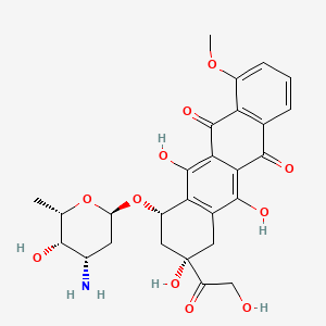 molecular formula C33H37NO18 B3434624 Doxorubicin CAS No. 111266-55-8