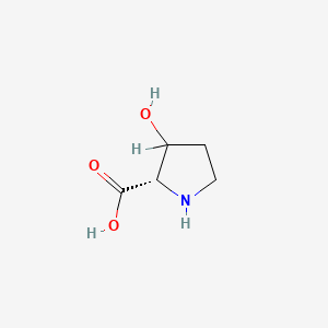 molecular formula C5H9NO3 B3434668 3-Hydroxyproline CAS No. 14916-76-8