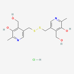 molecular formula C16H21ClN2O4S2 B3434684 Pyrithioxine hydrochloride CAS No. 15784-05-1