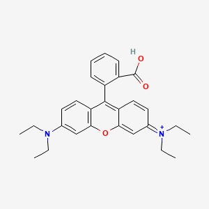 molecular formula C28H31N2O3+ B3434810 C.I. Pigment Violet 1 CAS No. 64381-98-2