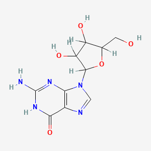molecular formula C10H13N5O5 B3434815 Guanine, 9-beta-D-xylofuranosyl- CAS No. 34793-16-3