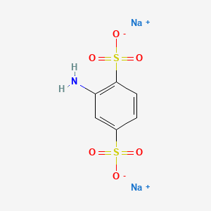 molecular formula C6H5NNa2O6S2 B3434830 Disodium aniline-2,5-disulphonate CAS No. 41184-20-7