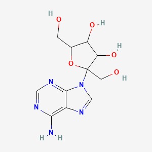 molecular formula C11H15N5O5 B3434928 6-Amino-9-D-psicofuranosylpurine CAS No. 7558-29-4