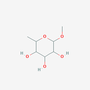 molecular formula C7H14O5 B3434938 2-Methoxy-6-methyloxane-3,4,5-triol CAS No. 71116-57-9