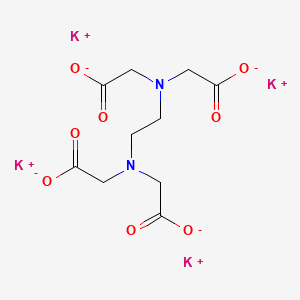 molecular formula C10H16KN2O8 B3434946 Ethylenediaminetetraacetic acid tetrapotassium salt CAS No. 7379-27-3