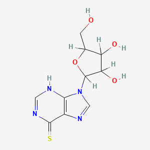 molecular formula C10H12N4O4S B3434970 6-Thioinosine CAS No. 15639-75-5