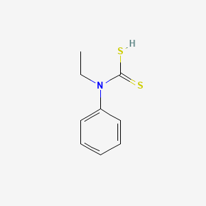 molecular formula C9H11NS2 B3435018 Lead(2+) ethylphenyldithiocarbamate CAS No. 93892-65-0