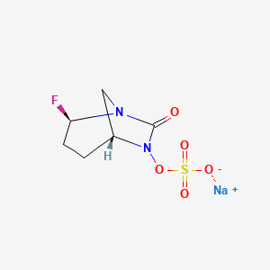 molecular formula C6H8FN2NaO5S B3435033 Pilabactam sodium CAS No. 2410688-61-6