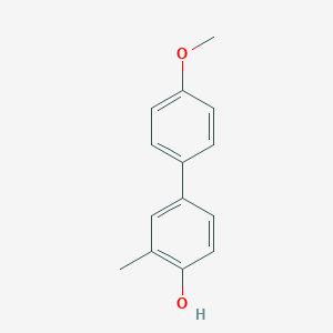 molecular formula C14H14O2 B034355 4-(4-Methoxyphenyl)-2-methylphenol CAS No. 103594-29-2