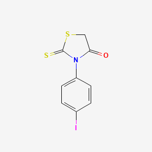molecular formula C9H6INOS2 B3435740 Rhodanine, 3-(p-iodophenyl)- CAS No. 21494-75-7