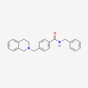 molecular formula C24H24N2O B3436052 N-benzyl-4-(3,4-dihydroisoquinolin-2(1H)-ylmethyl)benzamide 
