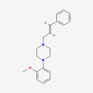 molecular formula C20H24N2O B3436121 1-Cinnamyl-4-(2-methoxyphenyl)piperazine 
