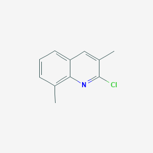 molecular formula C11H10ClN B034373 2-Chloro-3,8-dimethylquinoline CAS No. 108097-04-7