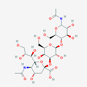 molecular formula C25H42N2O19 B034381 3-唾液酸基-N-乙酰乳糖胺 CAS No. 102490-37-9