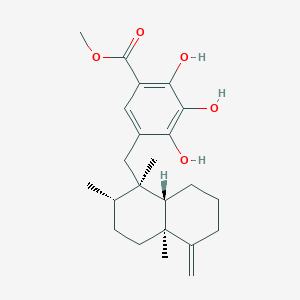 molecular formula C23H32O5 B034401 Dictyoceratin B CAS No. 104900-67-6