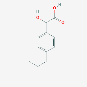 molecular formula C12H16O3 B034402 Hydroxy(4-isobutylphenyl)acetic acid CAS No. 104483-03-6