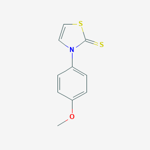 molecular formula C10H9NOS2 B344095 3-(4-methoxyphenyl)-1,3-thiazole-2(3H)-thione 