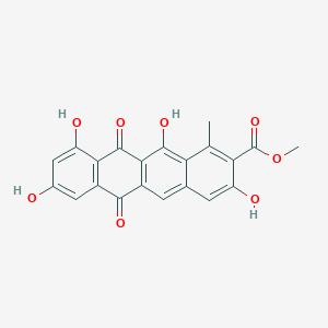 molecular formula C21H14O8 B034413 四环霉素 D3 甲酯 CAS No. 104513-07-7