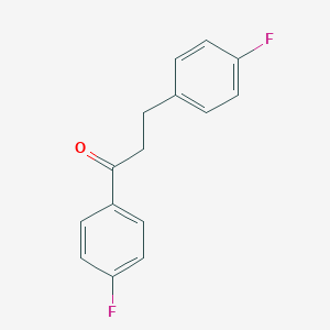 molecular formula C15H12F2O B034416 1,3-Bis(4-fluorophenyl)propan-1-one CAS No. 104147-29-7