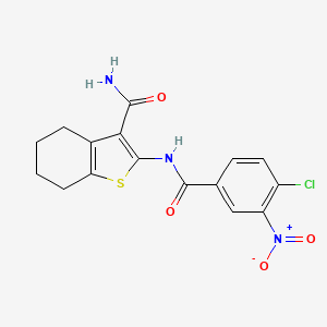 molecular formula C16H14ClN3O4S B3441787 MFCD00382204 