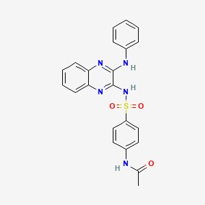 molecular formula C22H19N5O3S B3441817 BMD4503-1 