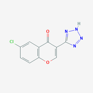 molecular formula C10H5ClN4O2 B344185 6-Chloro-3-(1H-tetrazol-5-YL)-4H-chromen-4-one CAS No. 50743-50-5