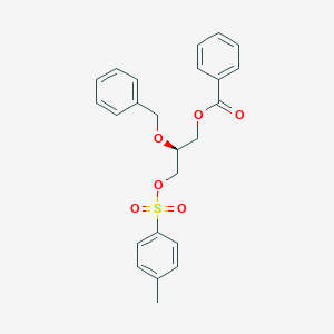 molecular formula C24H24O6S B034419 (S)-(-)-1-Benzoyloxy-2-benzyloxy-3-tosyloxypropane CAS No. 109371-33-7