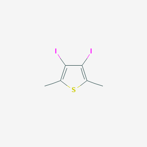 molecular formula C6H6I2S B344198 3,4-Diiodo-2,5-dimethylthiophene 